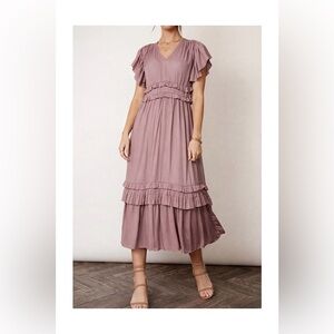 Bohme Mauve Midi Dress